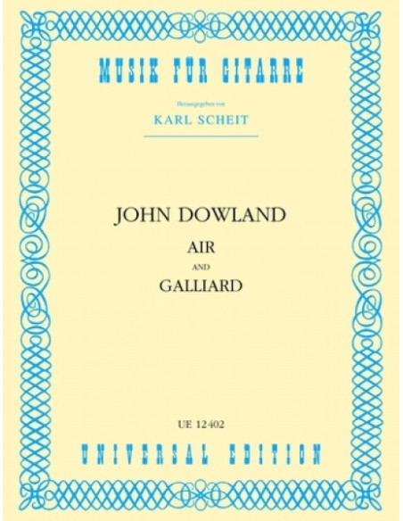 DOWLAND J.-Air e Galliard per chitarra (Scheit)