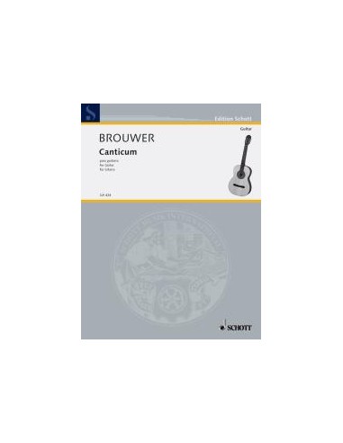 BROUWER L.-Canticum (1968): Eclosione e Ditirambo per chitarra