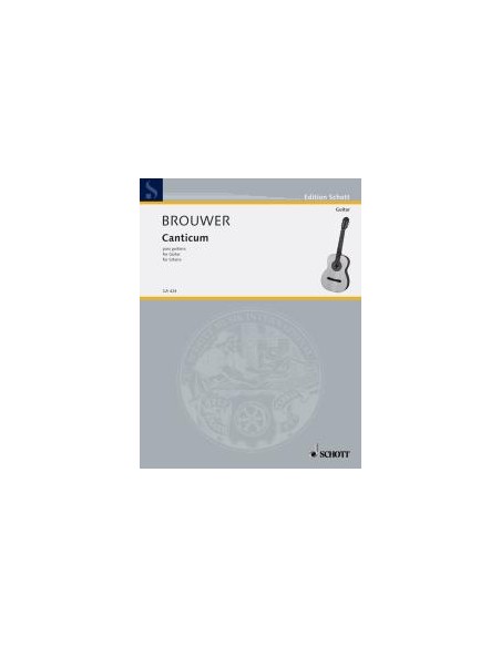 BROUWER L.-Canticum (1968): Eclosione e Ditirambo per chitarra
