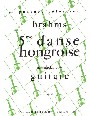 BRAHMS J.-Danza ungherese n. 5 per chitarra