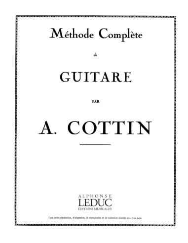 COTTIN M.-Methode Complete for Guitar