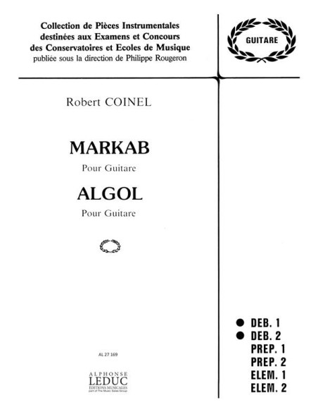 COINEL R.-Markab et Algol per chitarra (Rougeron)