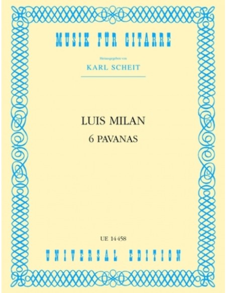 MILAN L.-Pavanes (6) per Chitarra (Scheit)