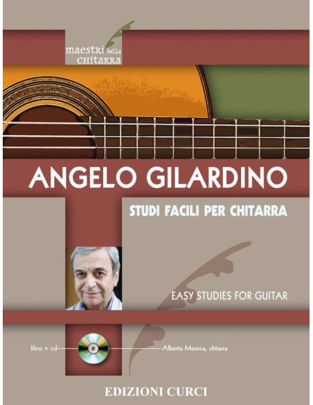 GILARDINO A.-Easy Studies (Studi Facili) for Guitar (Inc.CD)