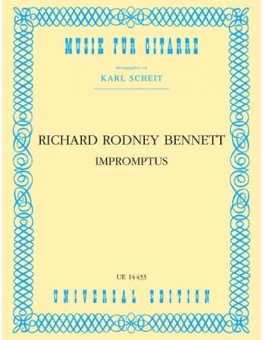 BENNETT R.R.-Impromptus per chitarra (Scheit)