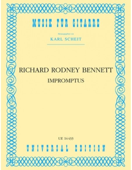 BENNETT R.R.-Impromptus for Guitar (Scheit)