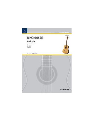 BACARISSE S.-Ballade pour guitare