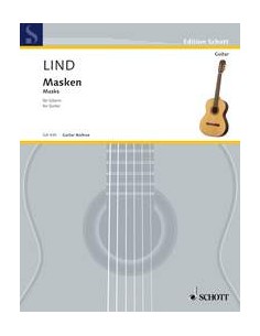LIND E.-Masken para Guitarra