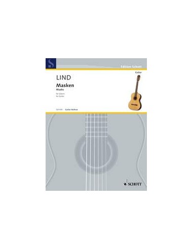 LIND E.-Masken per chitarra