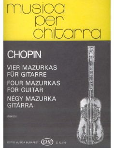 CHOPIN F.-Mazurkas (4) für Gitarre (Tokos)