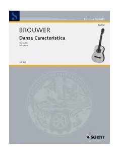 BROUWER L.-Danza Caracteristica para el quitate de la acera (1957) para Guitarra