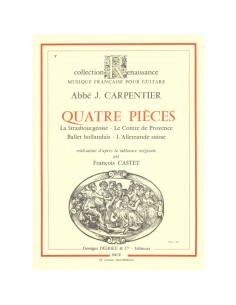 CARPENTIER A.J.-Pieces (4) for Guitar