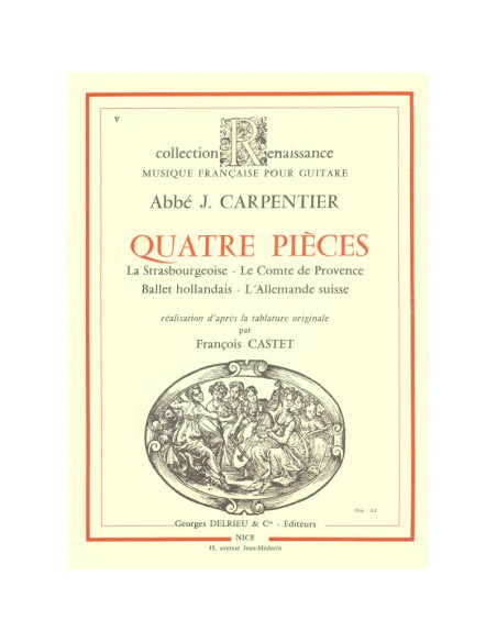CARPENTIER A.J.-Pezzi (4) per Chitarra