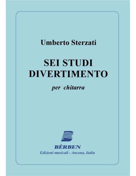 STERZATI U.-Sei studi divertimento per chitarra