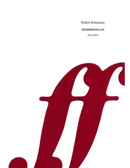 SCHUMANN R.-Kindersonate per chitarra (orata)