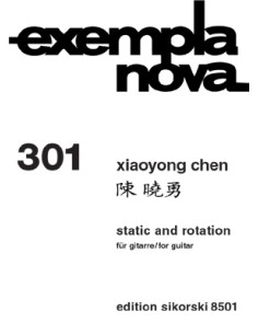 CHEN X.-Statique et rotation pour guitare