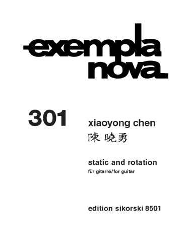 CHEN X.-Statico e Rotazione per Chitarra