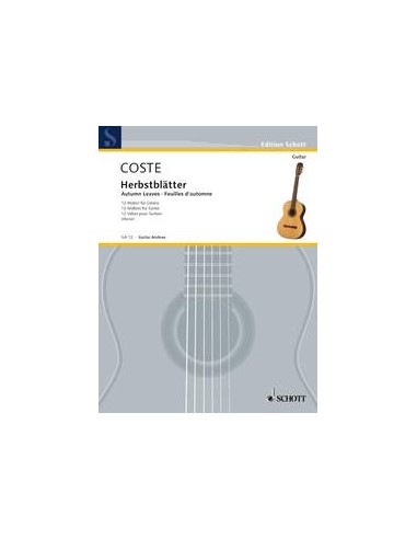 COSTE N.-Valzer (12) Op.41 per Chitarra (Meier)