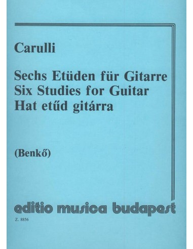 CARULLI F.-Studies (6) per chitarra (Benko)