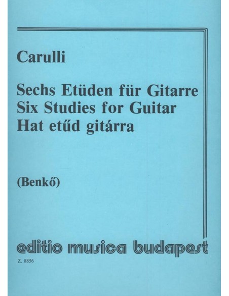 CARULLI F.-Studies (6) per chitarra (Benko)