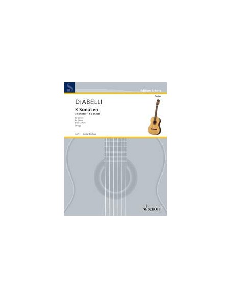DIABELLI A.-Sonate (3) per chitarra (Stingl)