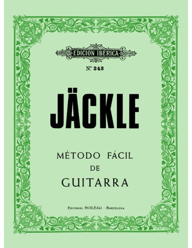 JACKLE I.-Easy Method für Gitarre (Iberisch)