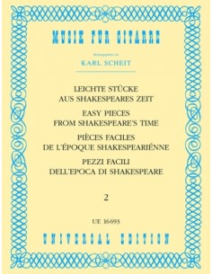 SCHEIT K.-Easy Pieces of Shakespeare Time Vol.2 para Guitarra