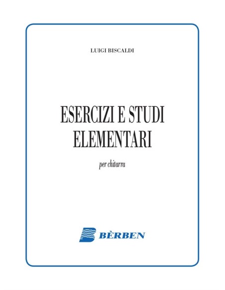 BRISCALDI L.-Exercises and Elementary Studies for Guitar
