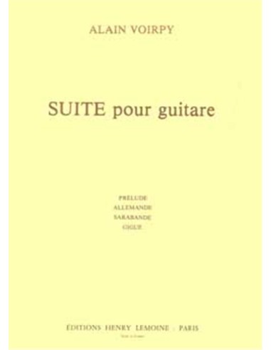 VOIRPY A.-Suite für Gitarre