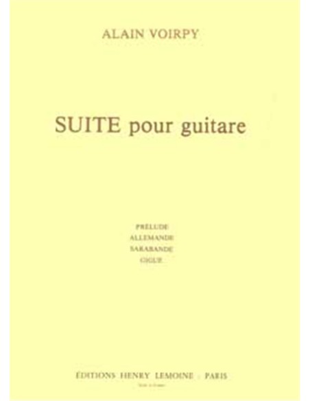 VOIRPY A.-Suite pour guitare
