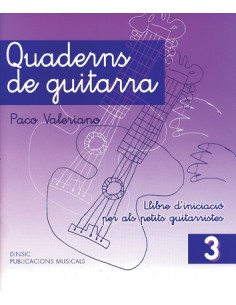 VALERIANO P.-Quaderns Guitar 3 (Method) per Chitarra