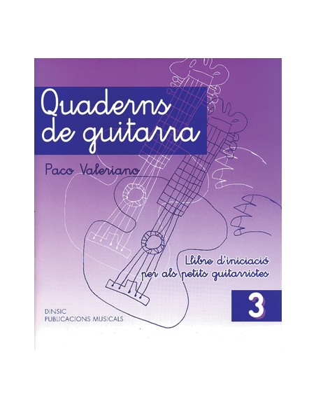 VALERIANO P.-Quaderns Guitar 3 (Method) per Chitarra