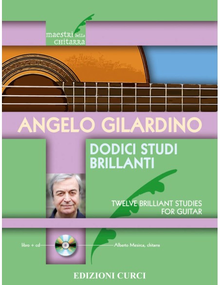 GILARDINO A.-Brilliant Studies (12) for Guitar (Inc.CD)