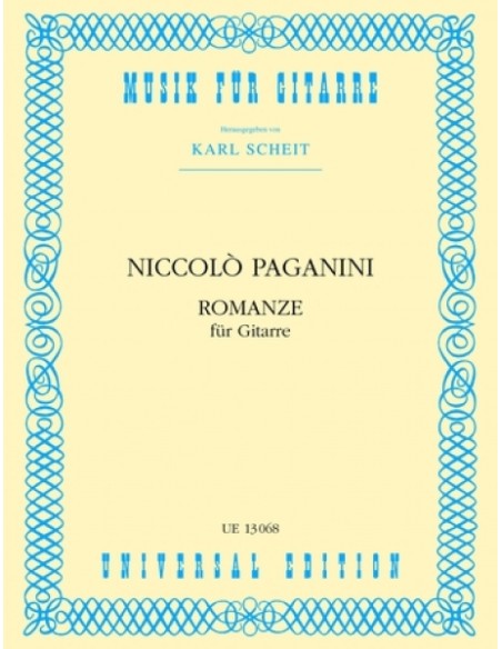 PAGANINI N.-Romance for Guitar (Scheit)