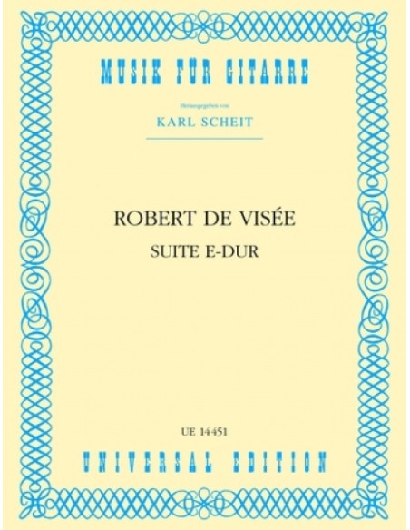 VISEE R.-Suite E-Dur für Gitarre (Scheit)