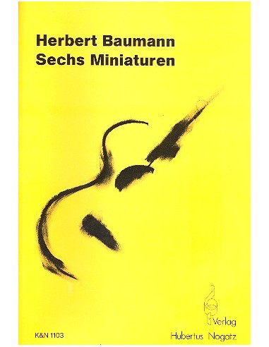 BAUMANN H.-Miniatures (6) pour guitare