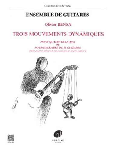 BENSA-Mouvements Dynamiques (3) für 4 oder 10 Gitarren