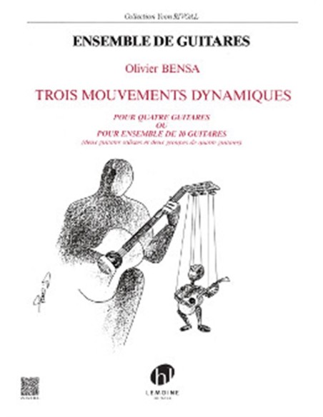BENSA-Mouvements Dynamiques (3) für 4 oder 10 Gitarren