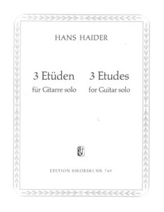 HAIDER H.-Studios (3) for Guitar