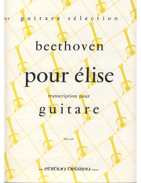BEETHOVEN L.V.-Per Elisa per chitarra (Martin)