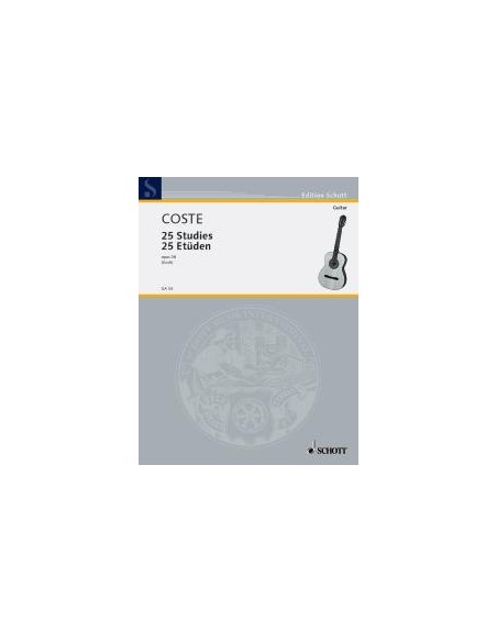 COST N.-Studi (25) Op.38 per Chitarra (Ritter)