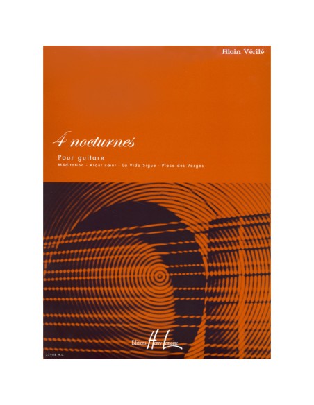 VÉRITÉ A.-Nocturnes (4) pour guitare
