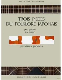 JACKSON J.-Pezzi di folklore giapponese (3) per chitarra