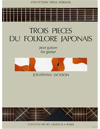 JACKSON J.-Pezzi di folklore giapponese (3) per chitarra