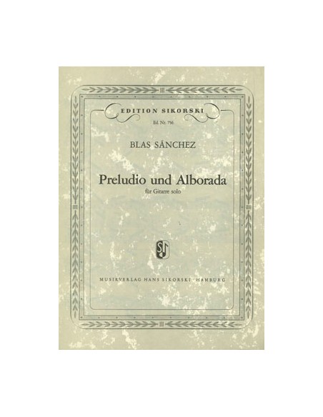 SANCHEZ B.-Prelude e Alborada per chitarra