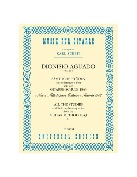 AGUADO D.-Complete Studies for Guitar (Scheit)
