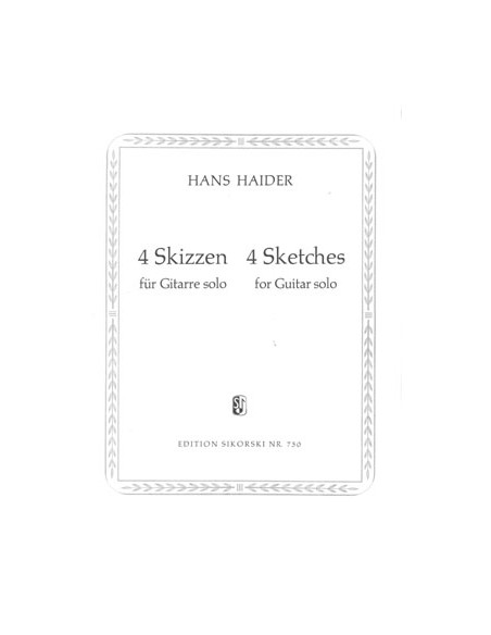 HAIDER H.-Skizzen (4) per chitarra