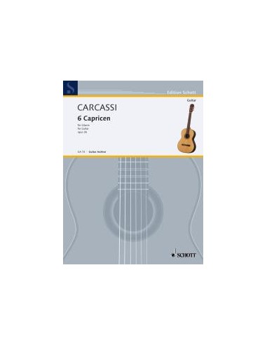 CARCASSI M.-Caprichos (6) Op.26 für Gitarre