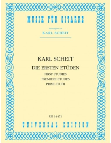 SCHEIT K.-First Studies for Guitar