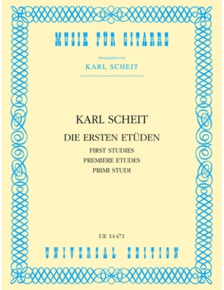 SCHEIT K.-Primi studi per chitarra